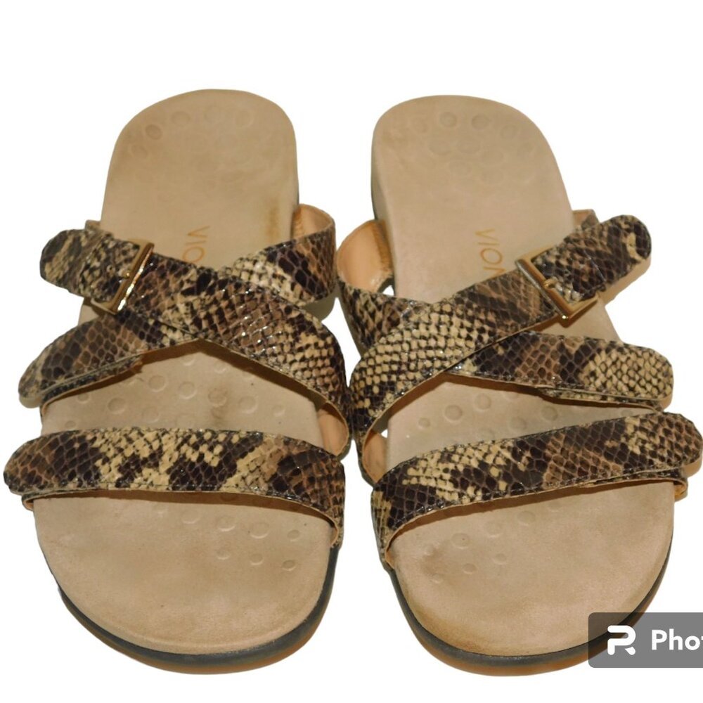 Vionic Snake Print Sandals Size 10 - image 2